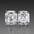 10.66 ct total weight EM cut earrings