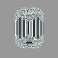 5.00 ct F VS1 Emerald GIA Graded Colorless  Rare Natural Diamond