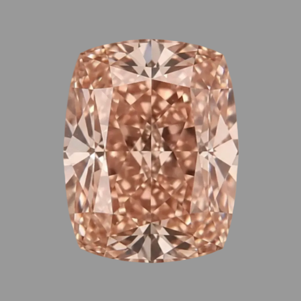 Cushion Cut Pink natural diamond 