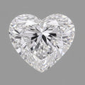 A heart-shaped brilliant cut diamond 11.5 carat D Flawless against a solid gray background.