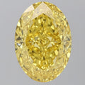 9.20 ct Fancy Vivid Yellow Oval RARE Diamond