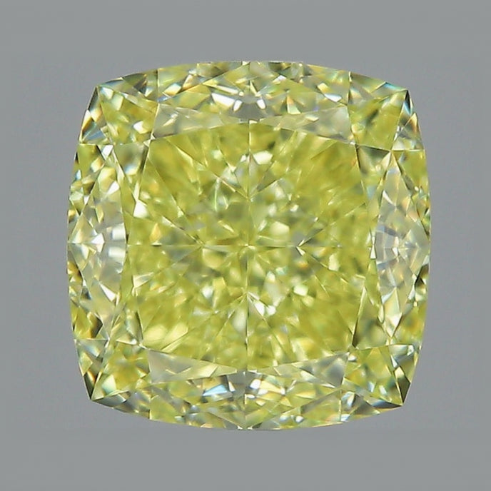 Fancy Intense Yellow Cuchion