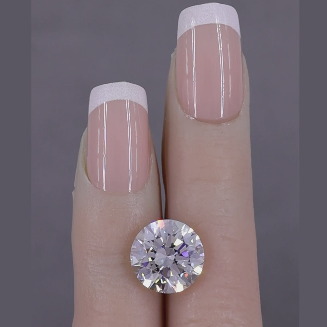 6.00 ct D FL Round GIA Graded Colorless Rare Natural Diamond