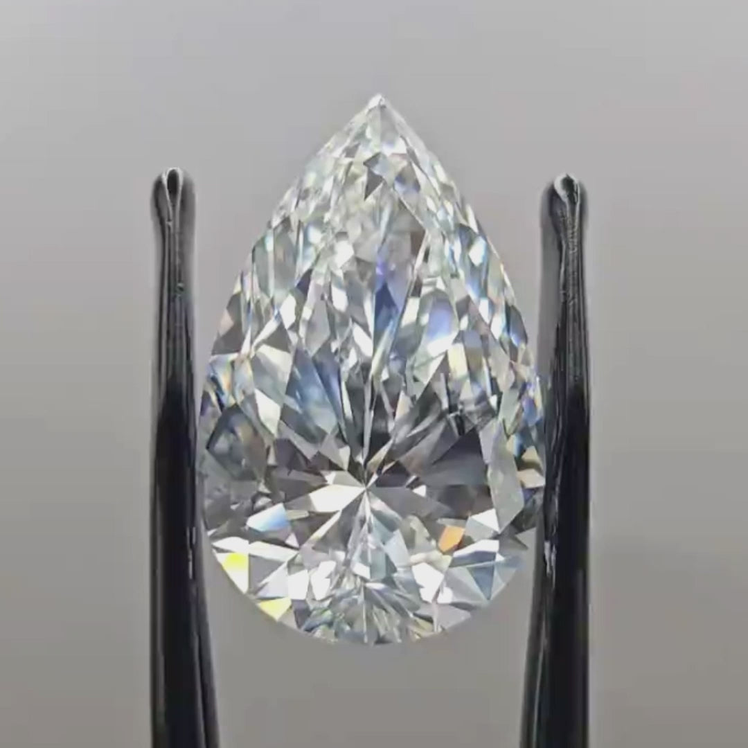 20.00 ct  D VVS1 Pear Shape GIA Graded Colorless  Rare Natural Diamond
