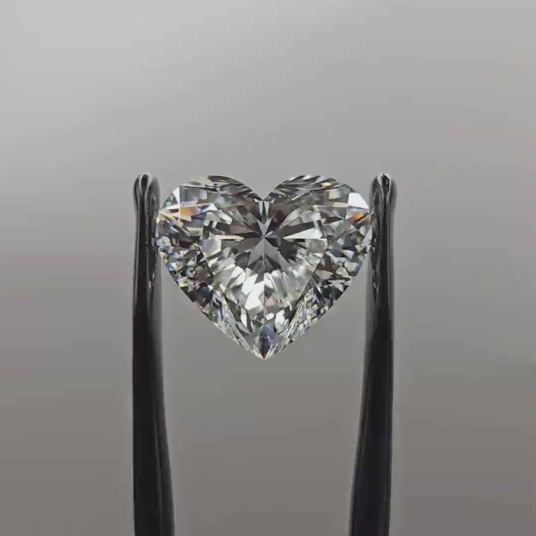 11.50 ct D FL Heart GIA Graded  Type IIa Colorless Rare Natural Diamond