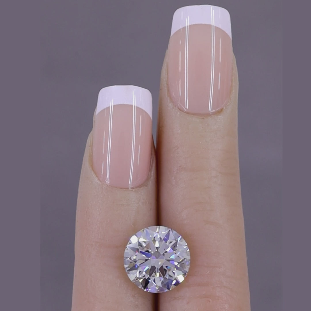 5.50 ct E FL Type IIa Round GIA Graded Colorless Rare Natural Diamond