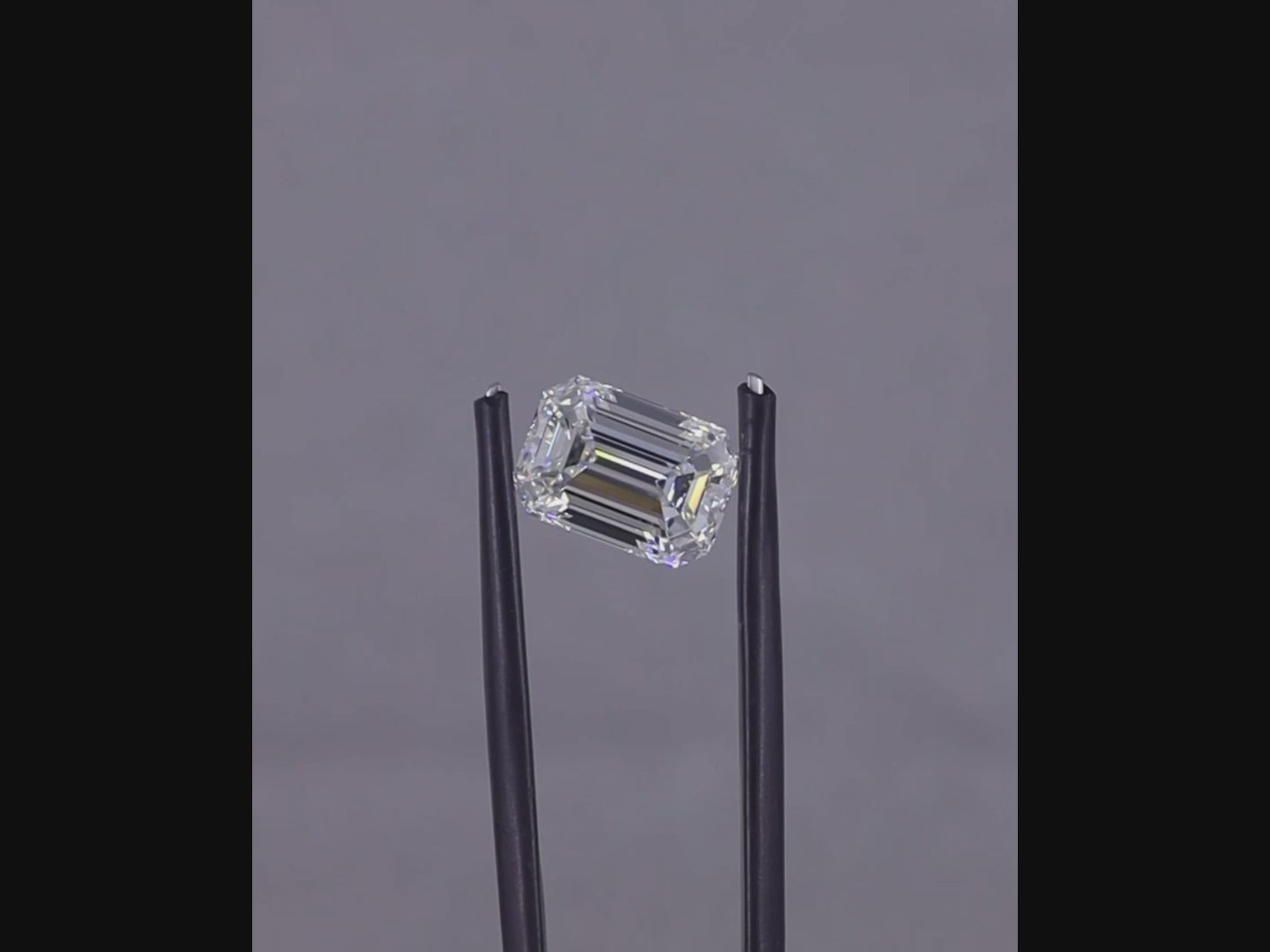 5.00 ct F VS1 Emerald GIA Graded Colorless  Rare Natural Diamond