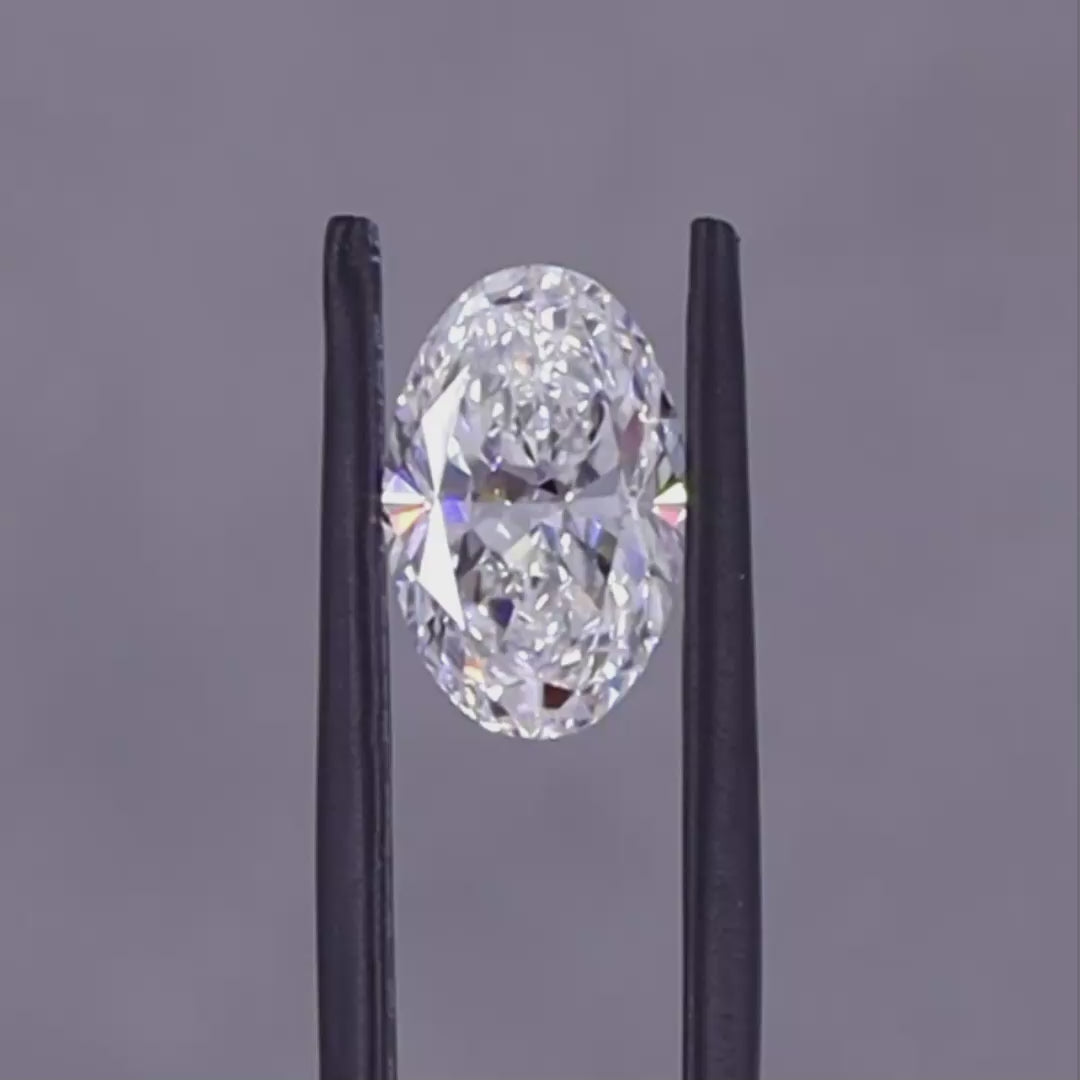 5.00 ct F IF Oval GIA Graded Colorless Rare Natural Diamond