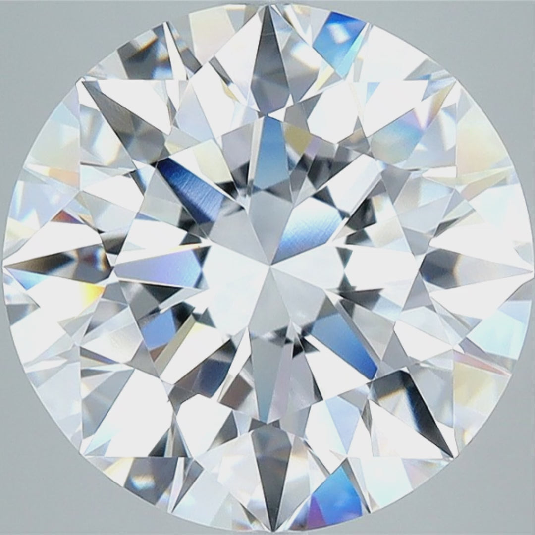 6.00 ct D FL Round GIA Graded Colorless Rare Natural Diamond