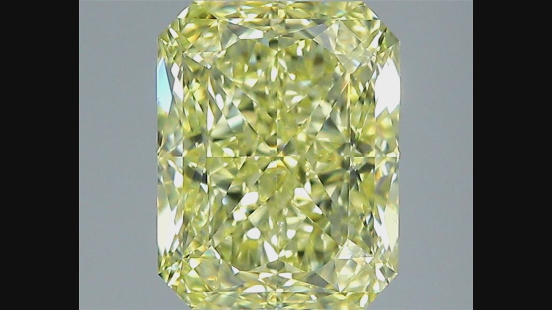 1.75 ct Fancy Intense Yellow Radiant Rare Natural Diamond