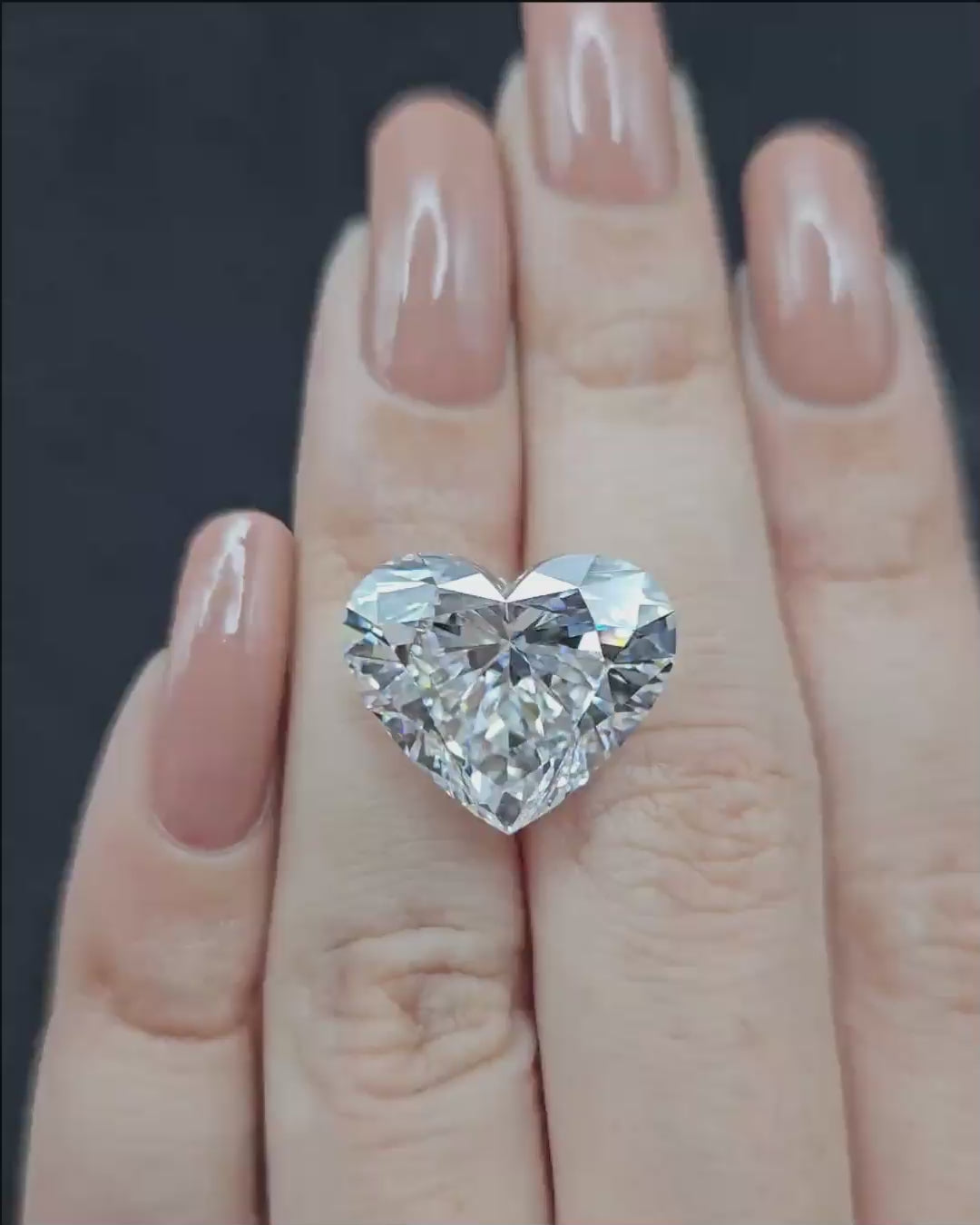 11.50 ct D FL Heart GIA Graded  Type IIa Colorless Rare Natural Diamond