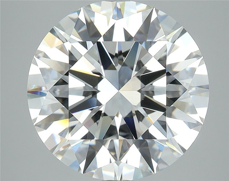 5.00 ct F VVS2 Round GIA Graded Colorless Rare Natural Diamond