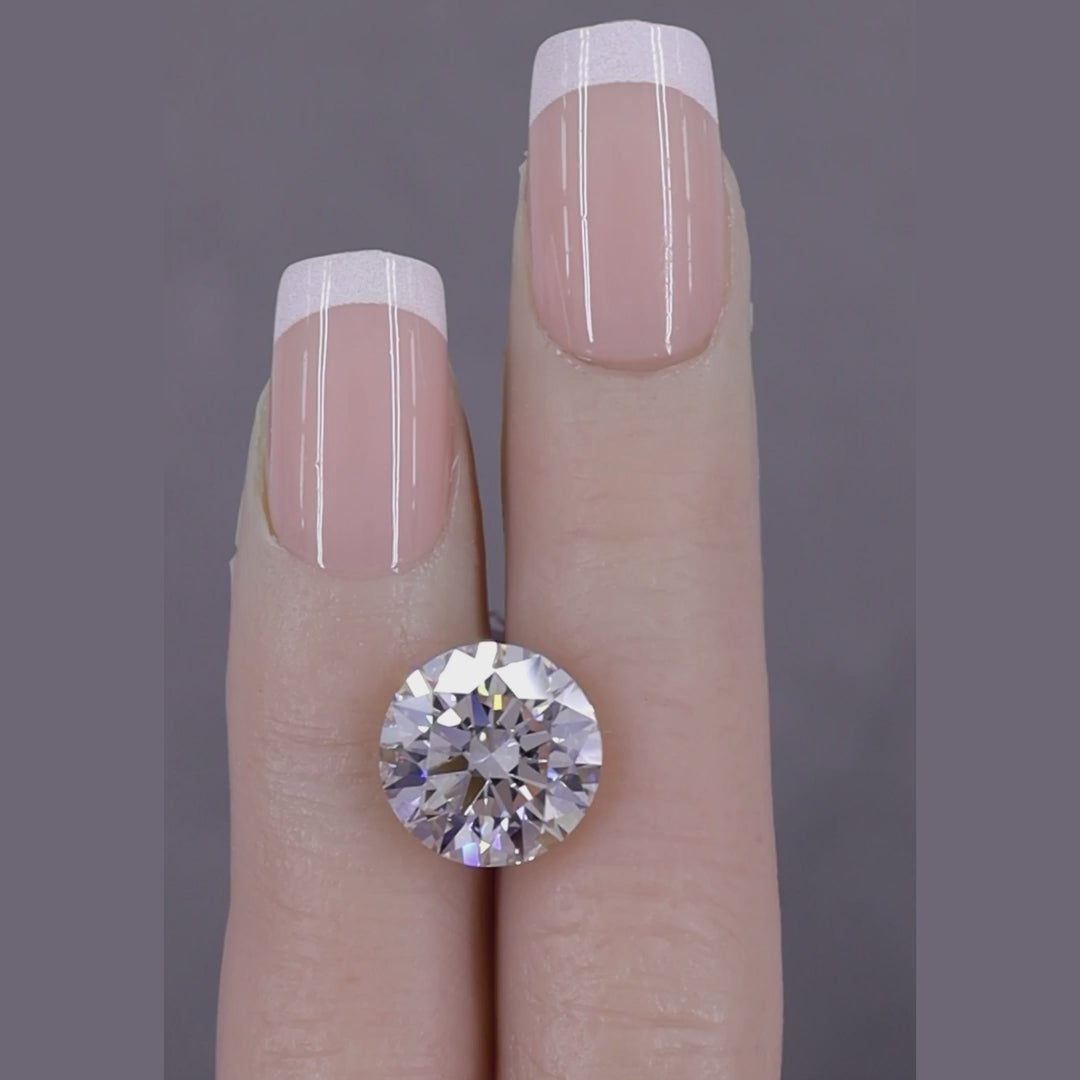 7.00 ct F VS1 Round GIA Graded Colorless Rare Natural Diamond